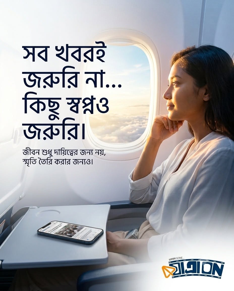 সব খবরই জরুরি না... কিছু স্বপ্নও জরুরি।  | JATRA ON